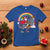 Christmas Santa Riding Dinosaur Deer Xmas T Shirt - Wonder Print Shop