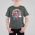 Christmas Santa Riding Dinosaur Deer Xmas T Shirt For Kid - Wonder Print Shop