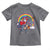 Christmas Santa Riding Dinosaur Deer Xmas Toddler T Shirt