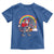 Christmas Santa Riding Dinosaur Deer Xmas Toddler T Shirt