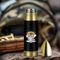 Unicorn Christmas Bullet Tumbler Cute Xmas Girls Rainbow - Wonder Print Shop