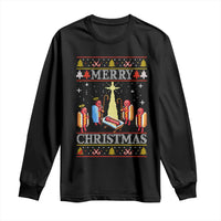 Funny Christmas Long Sleeve Shirt Merry Glizzmas Ugly Xmas