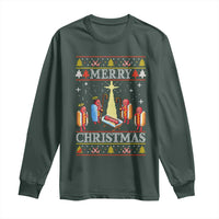 Funny Christmas Long Sleeve Shirt Merry Glizzmas Ugly Xmas