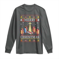 Funny Christmas Long Sleeve Shirt Merry Glizzmas Ugly Xmas