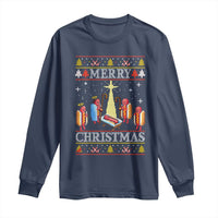 Funny Christmas Long Sleeve Shirt Merry Glizzmas Ugly Xmas
