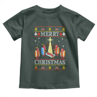 Funny Christmas Toddler T Shirt Merry Glizzmas Ugly Xmas