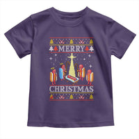 Funny Christmas Toddler T Shirt Merry Glizzmas Ugly Xmas