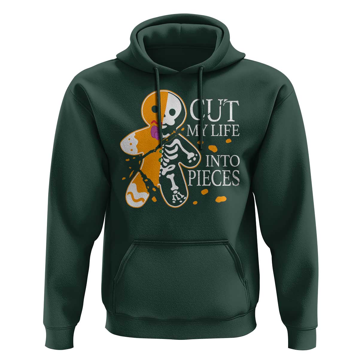 Gingerbread Christmas Hoodie Cut My Life Into Pieces Goth Black Aesthetics