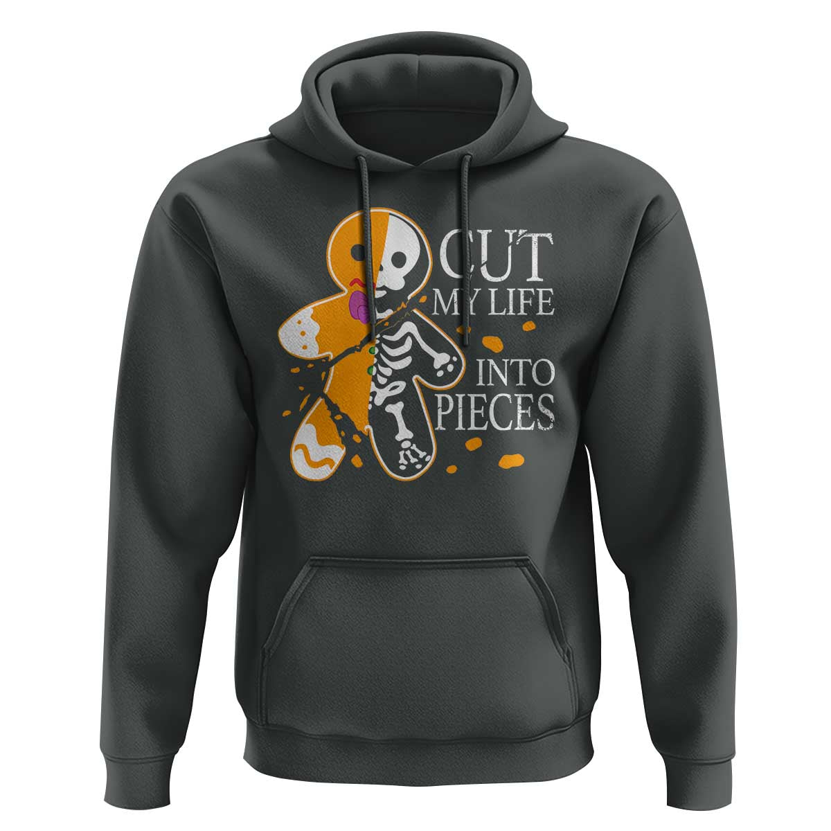 Gingerbread Christmas Hoodie Cut My Life Into Pieces Goth Black Aesthetics