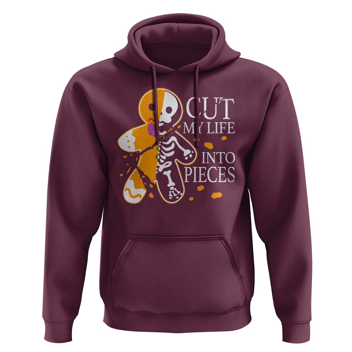 Gingerbread Christmas Hoodie Cut My Life Into Pieces Goth Black Aesthetics