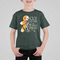 Gingerbread Christmas T Shirt For Kid Cut My Life Into Pieces Goth Black Aesthetics - Wonder Print Shop