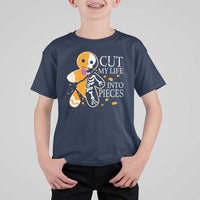 Gingerbread Christmas T Shirt For Kid Cut My Life Into Pieces Goth Black Aesthetics - Wonder Print Shop