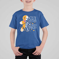 Gingerbread Christmas T Shirt For Kid Cut My Life Into Pieces Goth Black Aesthetics - Wonder Print Shop