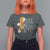 Gingerbread Christmas T Shirt For Women Cut My Life Into Pieces Goth Black Aesthetics - Wonder Print Shop