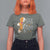 Gingerbread Christmas T Shirt For Women Cut My Life Into Pieces Goth Black Aesthetics - Wonder Print Shop