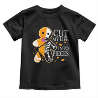 Gingerbread Christmas Toddler T Shirt Cut My Life Into Pieces Goth Black Aesthetics