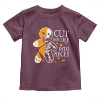 Gingerbread Christmas Toddler T Shirt Cut My Life Into Pieces Goth Black Aesthetics