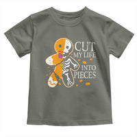 Gingerbread Christmas Toddler T Shirt Cut My Life Into Pieces Goth Black Aesthetics