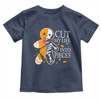 Gingerbread Christmas Toddler T Shirt Cut My Life Into Pieces Goth Black Aesthetics