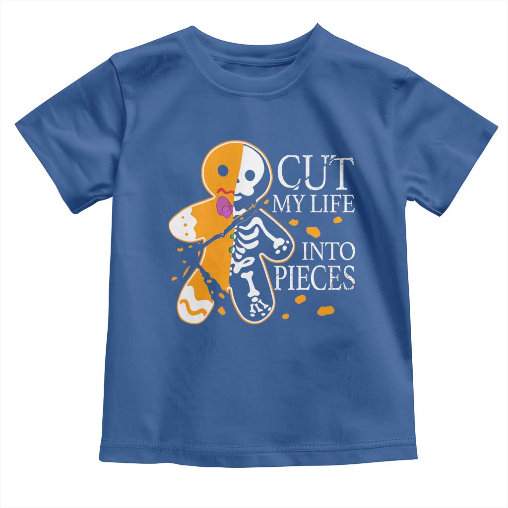 Gingerbread Christmas Toddler T Shirt Cut My Life Into Pieces Goth Black Aesthetics