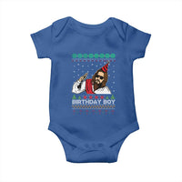 Crhistmas Birthday Boy Jesus Ugly Christmas Baby Onesie