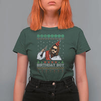Crhistmas Birthday Boy Jesus Ugly Christmas T Shirt For Women - Wonder Print Shop
