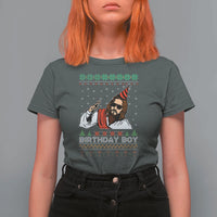 Crhistmas Birthday Boy Jesus Ugly Christmas T Shirt For Women - Wonder Print Shop