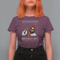 Crhistmas Birthday Boy Jesus Ugly Christmas T Shirt For Women - Wonder Print Shop