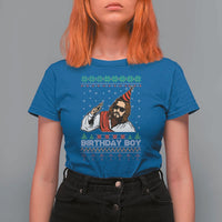 Crhistmas Birthday Boy Jesus Ugly Christmas T Shirt For Women - Wonder Print Shop
