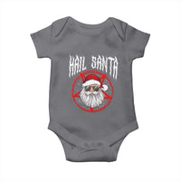 Hail Santa Christmas Baby Onesie Goth Christmas Horror Lover Gift