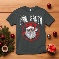 Hail Santa Christmas T Shirt Goth Christmas Horror Lover Gift - Wonder Print Shop