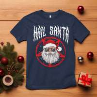 Hail Santa Christmas T Shirt Goth Christmas Horror Lover Gift - Wonder Print Shop