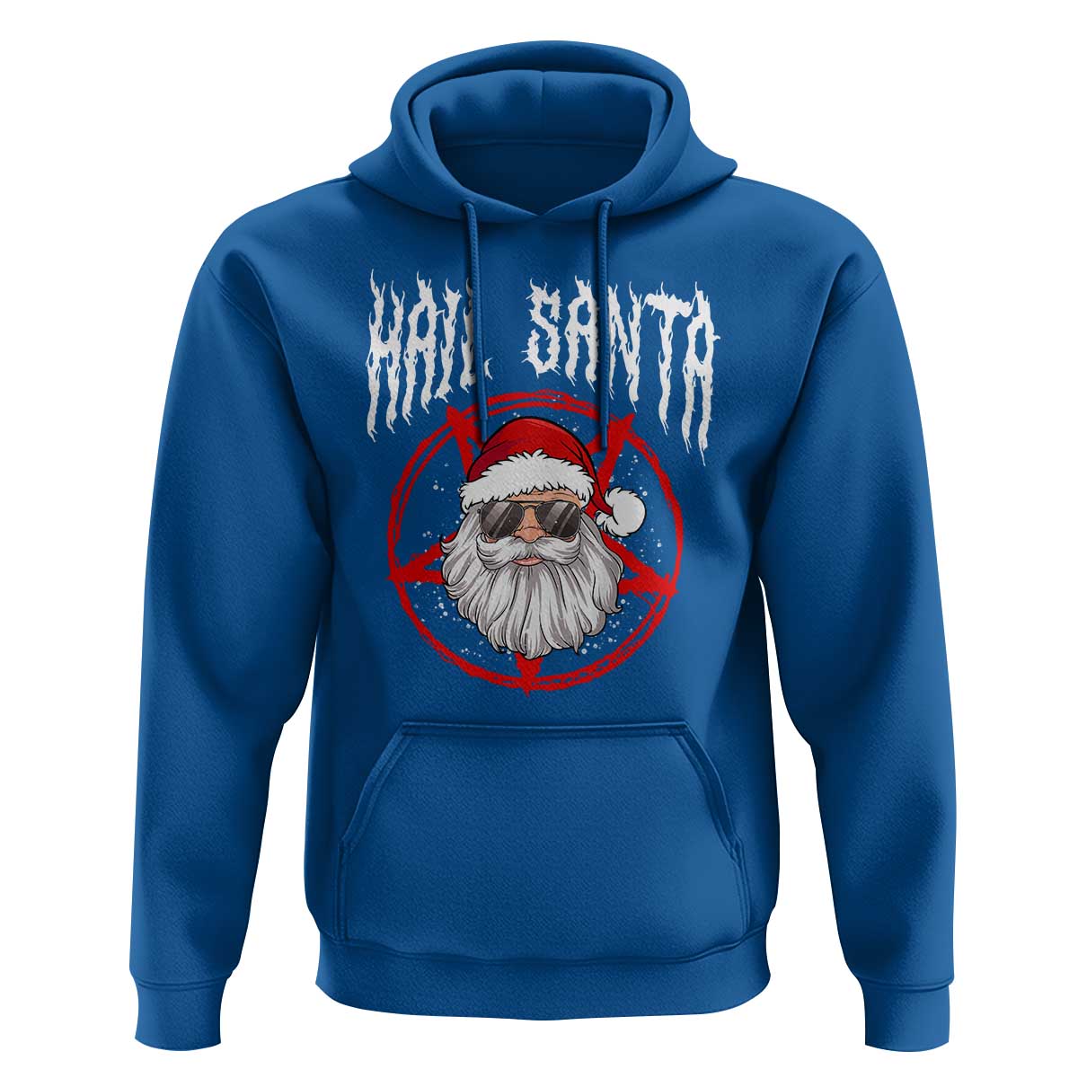 Hail Santa Christmas Hoodie Goth Christmas Horror Lover Gift