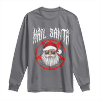 Hail Santa Christmas Long Sleeve Shirt Goth Christmas Horror Lover Gift