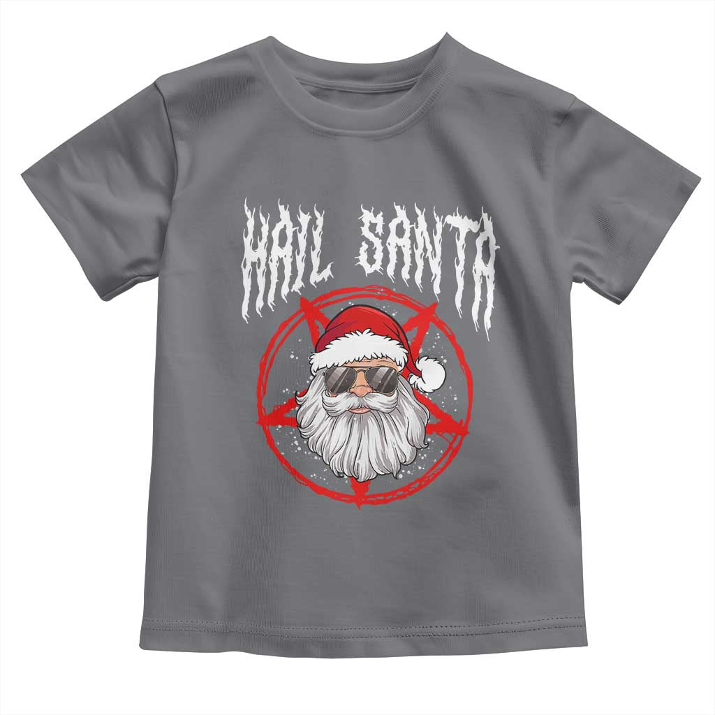 Hail Santa Christmas Toddler T Shirt Goth Christmas Horror Lover Gift