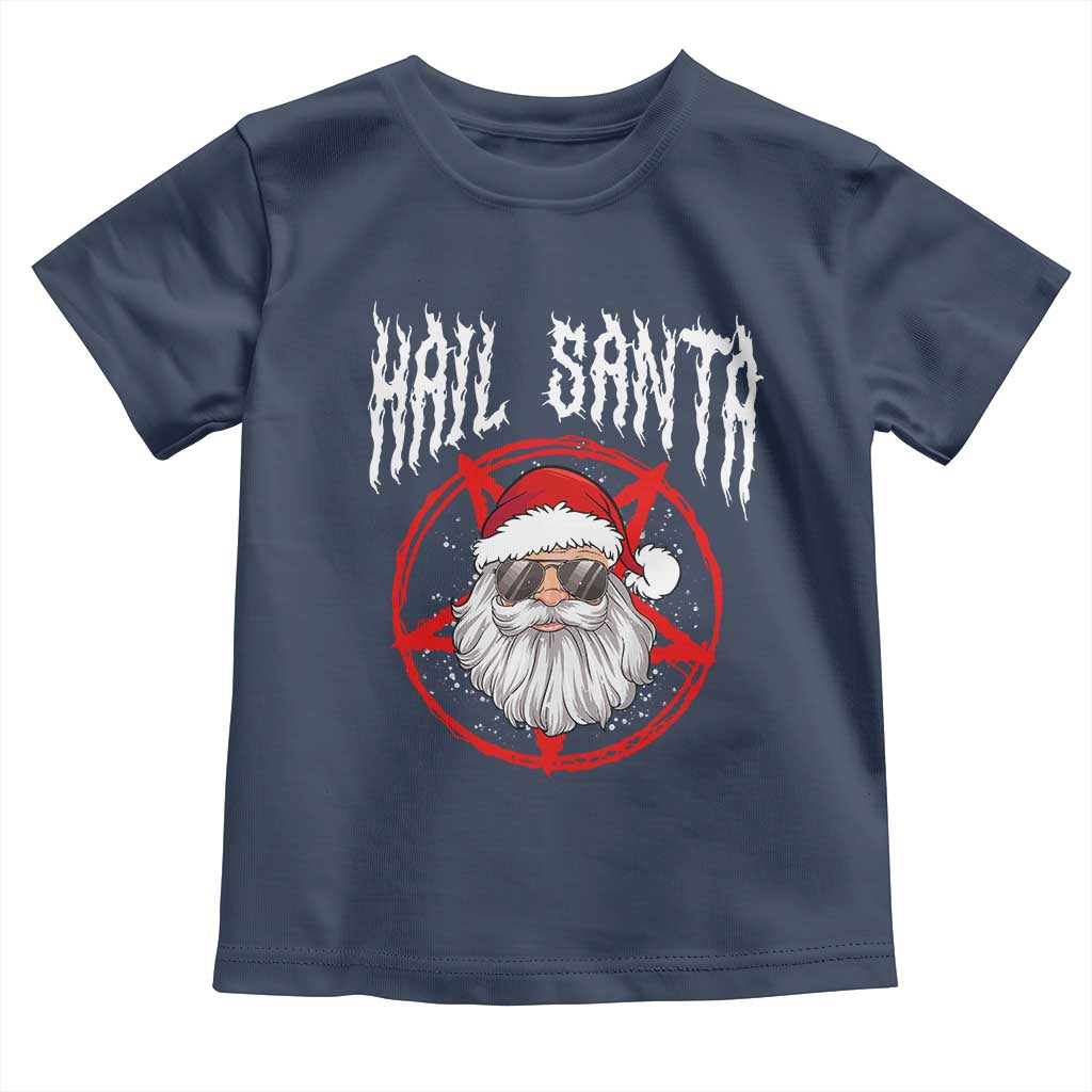 Hail Santa Christmas Toddler T Shirt Goth Christmas Horror Lover Gift