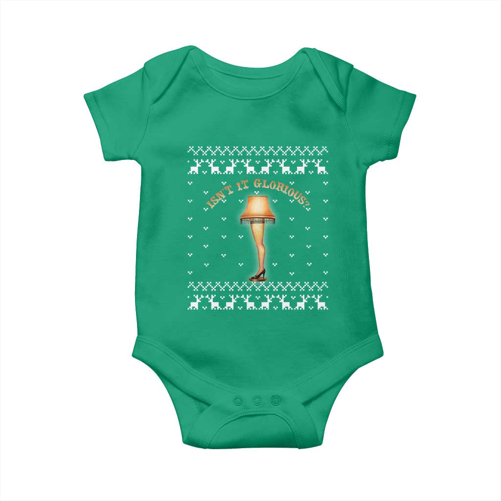 Funny Christmas Movie Baby Onesie Glorious Leg Lamp Ugly Gift
