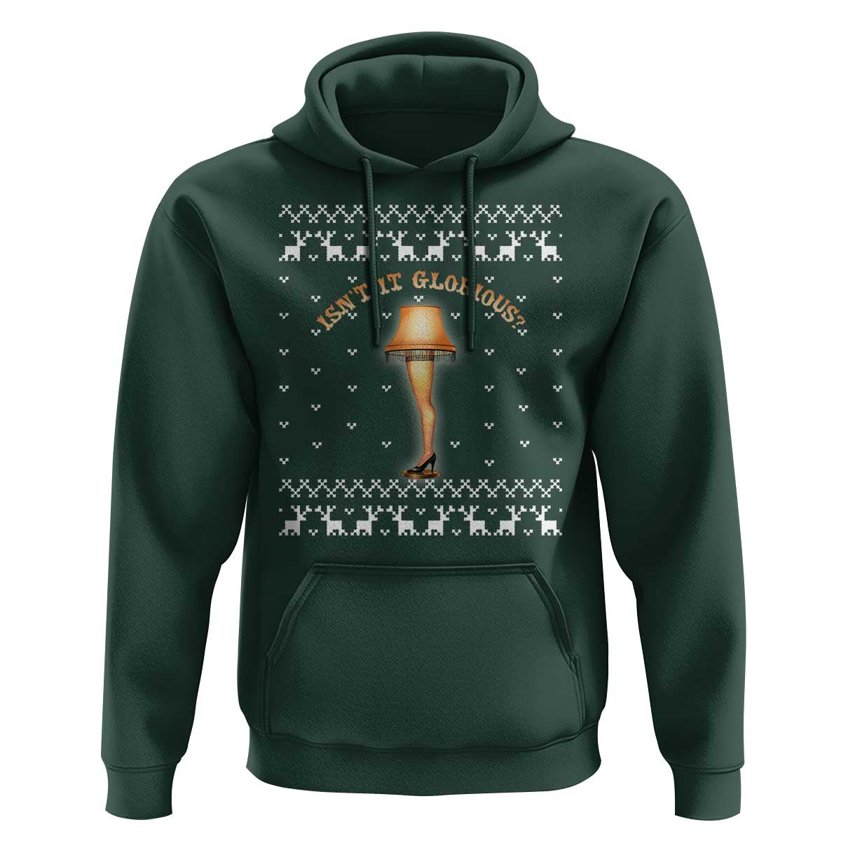 Funny Christmas Movie Hoodie Glorious Leg Lamp Ugly Gift