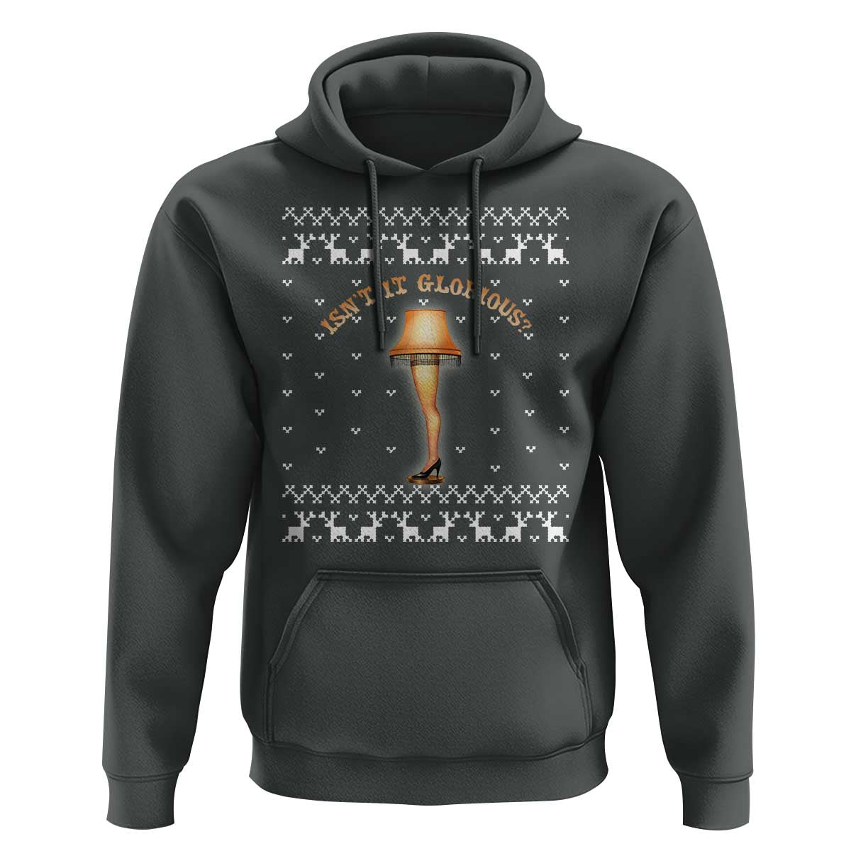 Funny Christmas Movie Hoodie Glorious Leg Lamp Ugly Gift