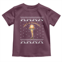 Funny Christmas Movie Toddler T Shirt Glorious Leg Lamp Ugly Gift