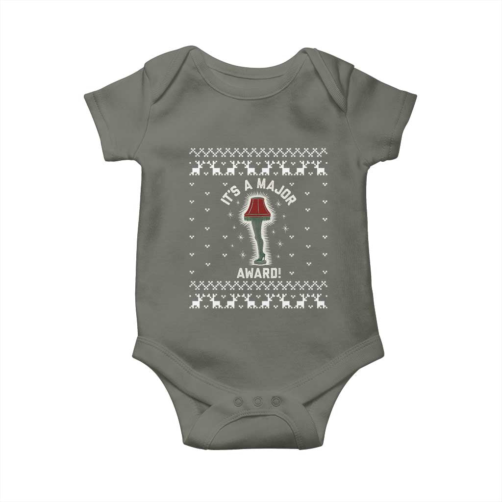 Funny Christmas Movie Baby Onesie It's A Major Award Leg Lamp Ugly Gift
