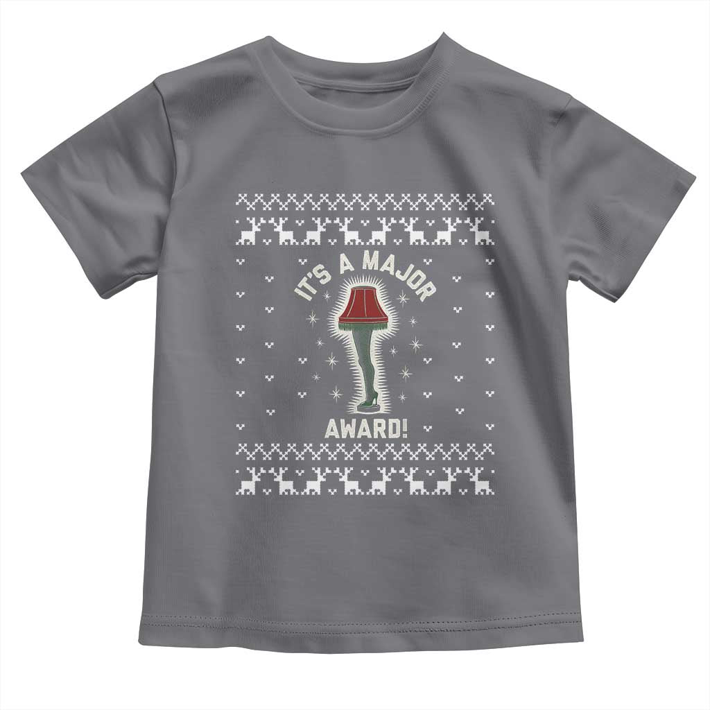 Funny Christmas Movie Toddler T Shirt It's A Major Award Leg Lamp Ugly Gift