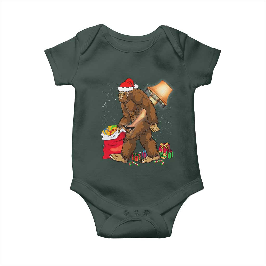 Bigfoot Christmas Baby Onesie Xmas Movie Sasquatch Lovers