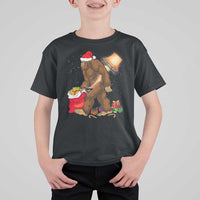Bigfoot Christmas T Shirt For Kid Xmas Movie Sasquatch Lovers - Wonder Print Shop