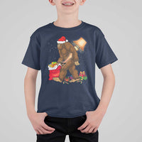 Bigfoot Christmas T Shirt For Kid Xmas Movie Sasquatch Lovers - Wonder Print Shop