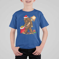 Bigfoot Christmas T Shirt For Kid Xmas Movie Sasquatch Lovers - Wonder Print Shop