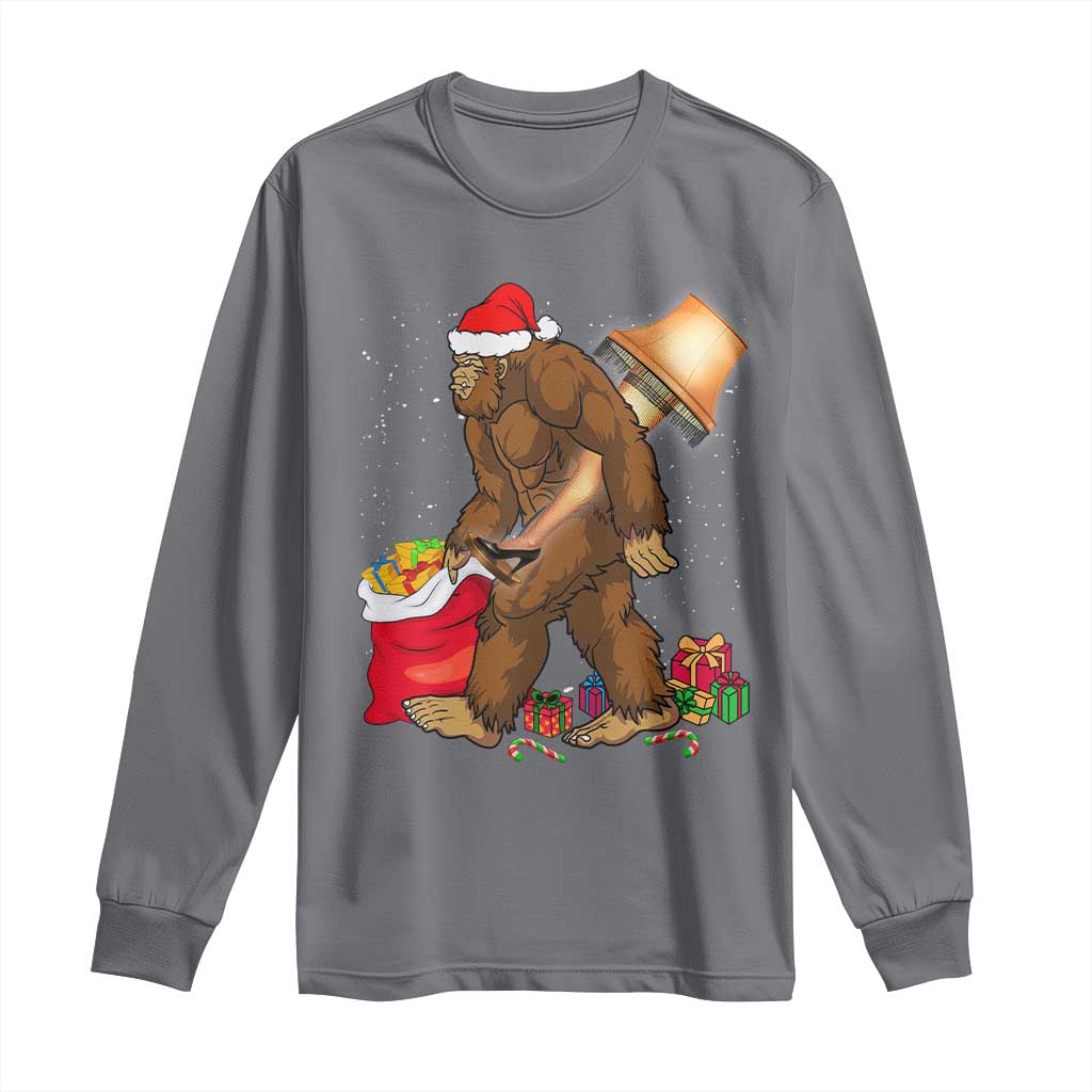 Bigfoot Christmas Long Sleeve Shirt Xmas Movie Sasquatch Lovers