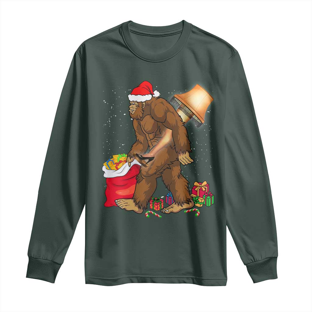 Bigfoot Christmas Long Sleeve Shirt Xmas Movie Sasquatch Lovers