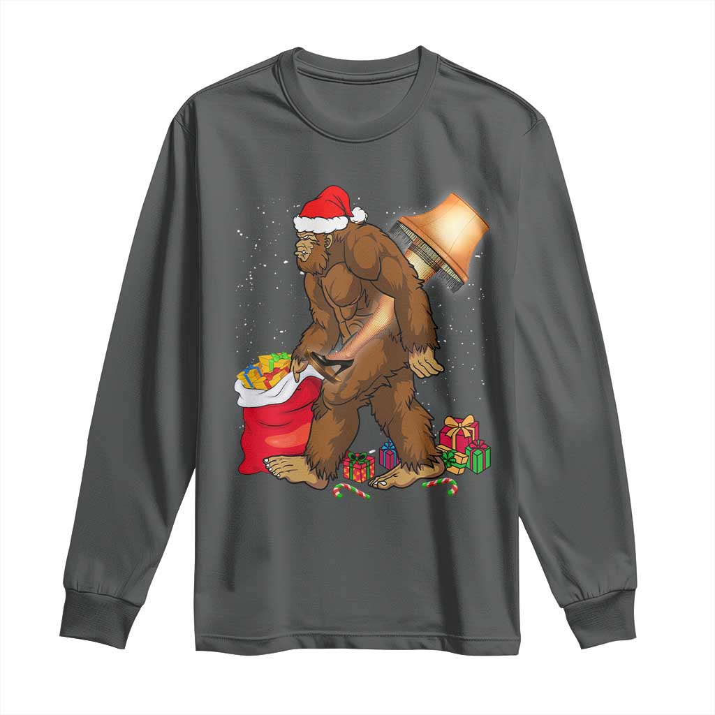 Bigfoot Christmas Long Sleeve Shirt Xmas Movie Sasquatch Lovers