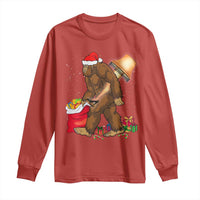 Bigfoot Christmas Long Sleeve Shirt Xmas Movie Sasquatch Lovers